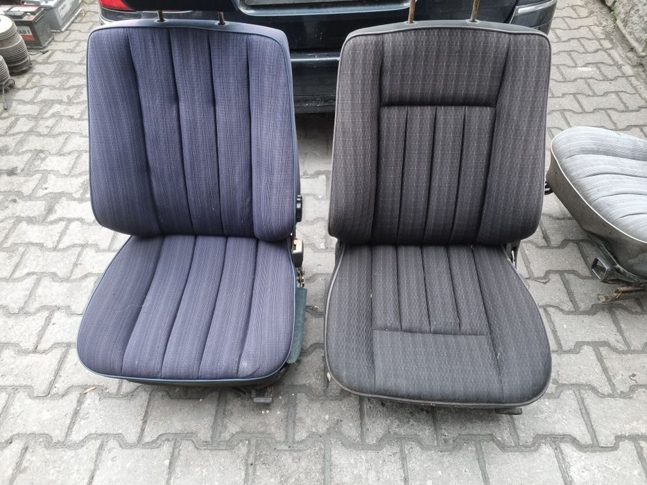 Fotel w124 siedzenie mercedes 124 szare, czarne