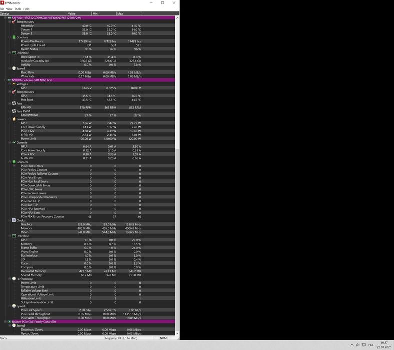 komputer PC Nvidia GTX 1060 6gb, ram 16gb, AMD Ryzen 5 2600 Six-Core 3,4 GHz