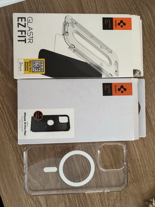 Iphone 15 pro Etui Case Nowe !Spigen/szkło hartowane