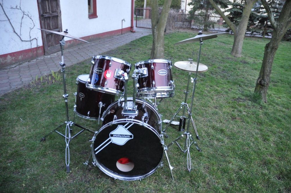 Kompletna perkusja z drewna brzozowego!