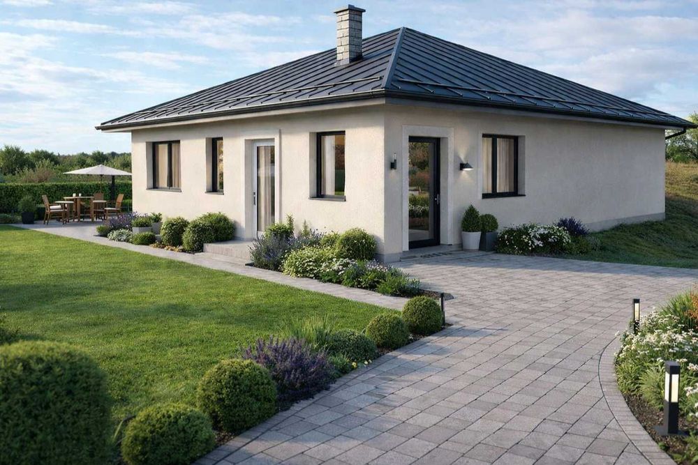 Dom w stanie surowym otwartym Wybudowanie Michałowo