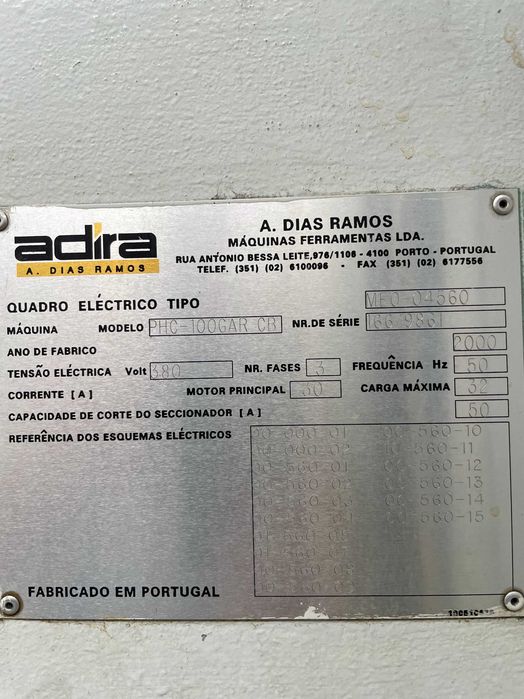 Prensa Hidráulica ADIRA PHC-100 GAR CB