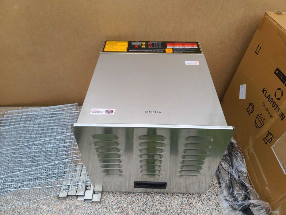 Дегидратор сушилка для фруктов   Klarstein Fruit Jerky 10 лотков 41*36