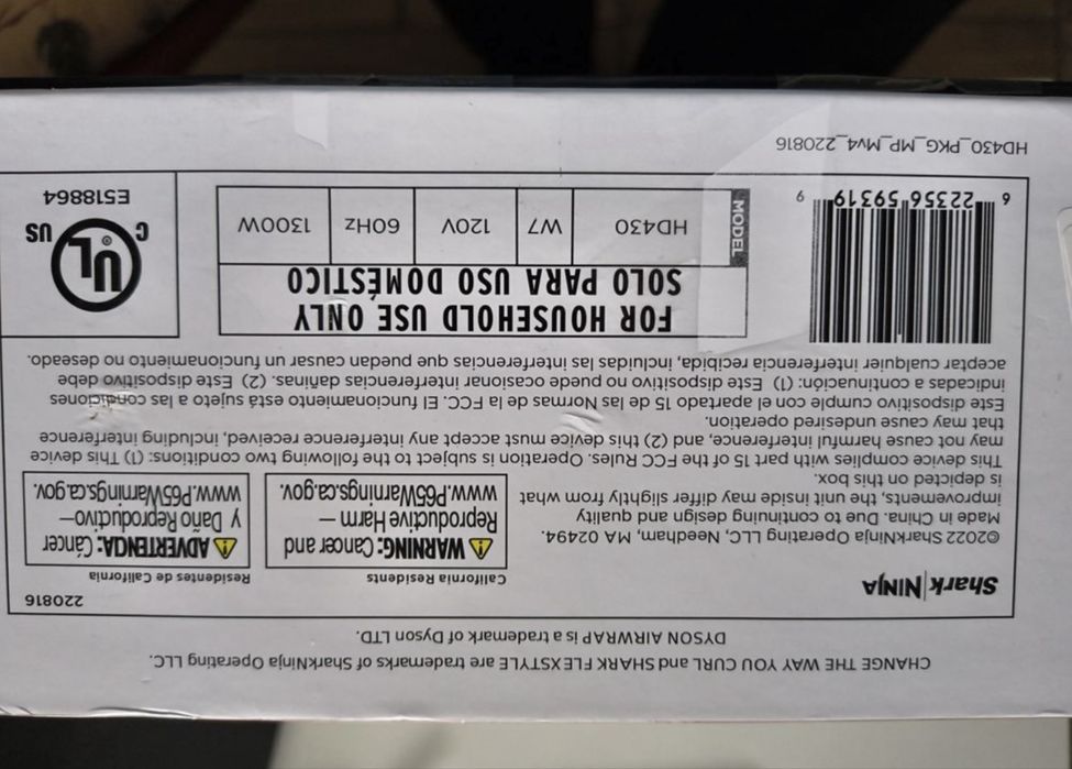 Piekny Zestaw do stylizacji włosów Shark Flex Style