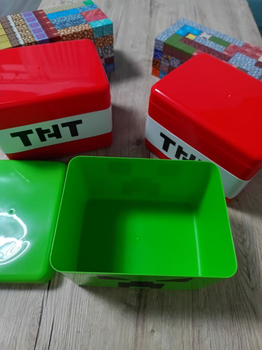 Магнітний конструктор Майнкрафт 100шт + ТНТ бокс