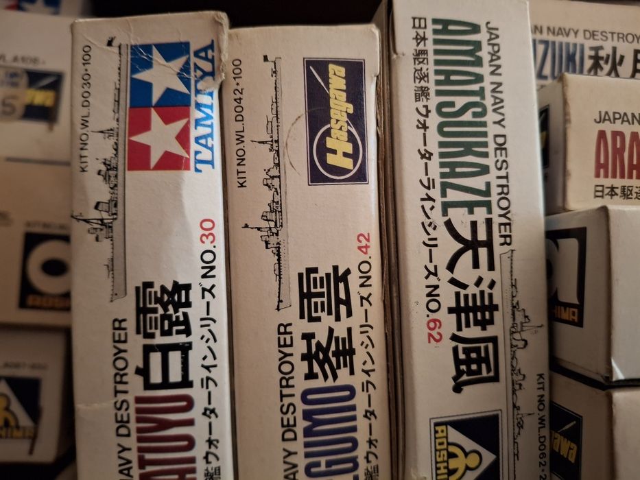 Kits 1 /700 vintage novos tamiya aoshima fujimi etc