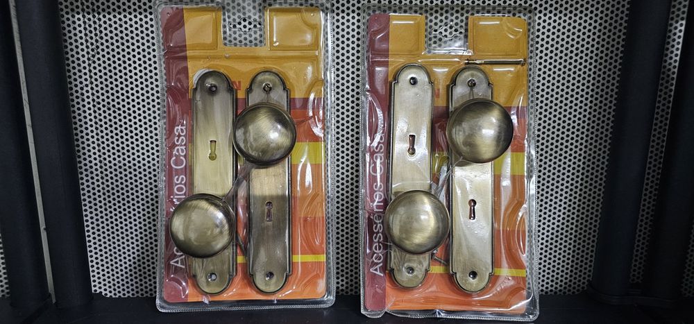 2 pares maçanetas