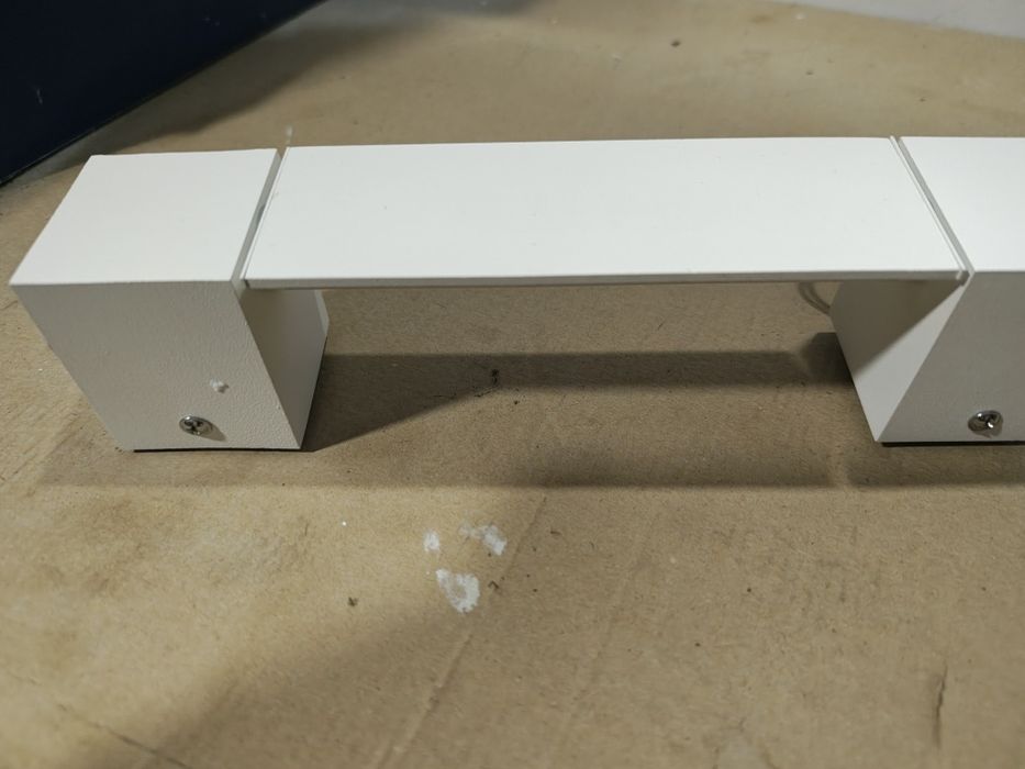 Kinkiet regulowany biały 30 cm