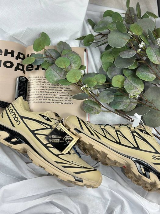 Salomon XT-6 Beige Gore Tex