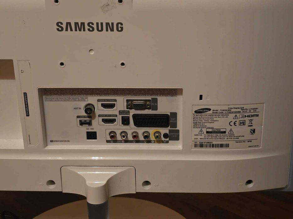 Monitor 24 caleT24D391EW biały Full Hd