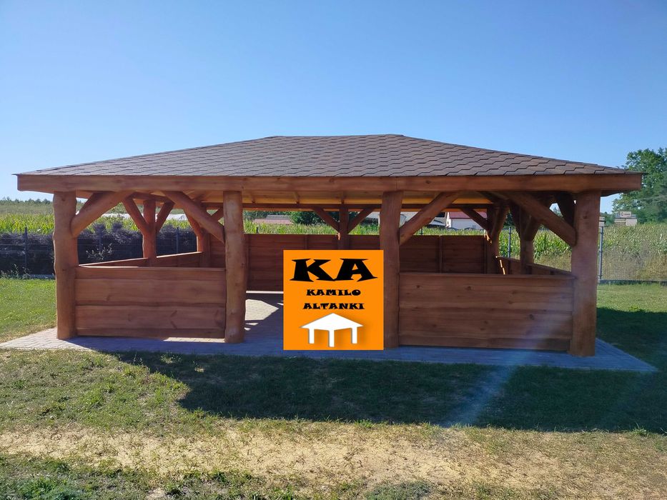 Altanka, Altana, Altanki, Altany na grubym balu ogrodowe