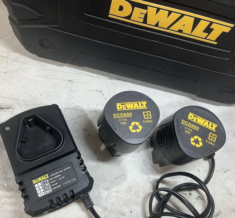 Ударний Шуруповерт DeWALT DCD680 18V | 2 АКБ Кейс