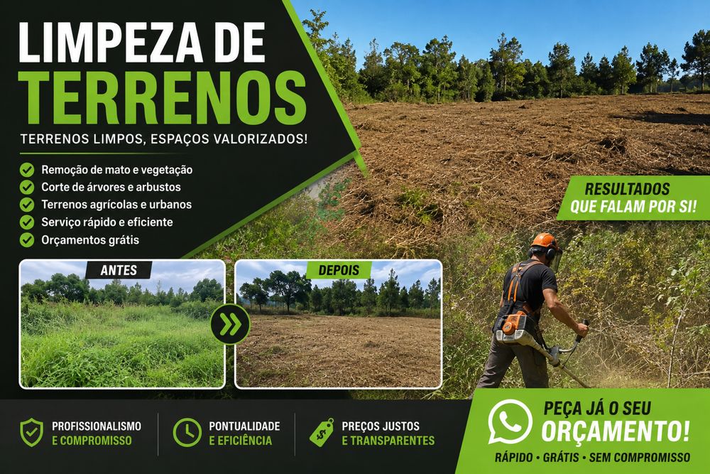 Limpamos terrenos