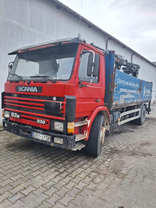 Scania 93M  SCANIA 93M dźwig HDS