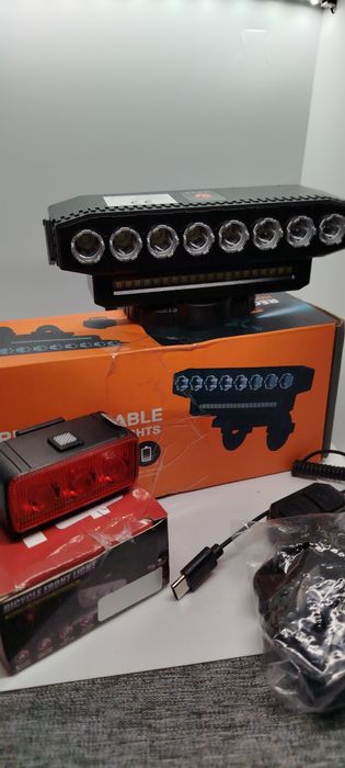 Komplet super mocnego oświetlenia rechargeable gratis wysyłka