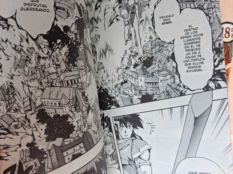 RECORD OF LODOSS WAR - Nº 1 a 19 [Completo] com caixa de arquivo. Mangá Norma Editorial