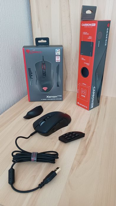 Mysz Genesis Xenon 770 + podkładka Carbon 500 M gratis