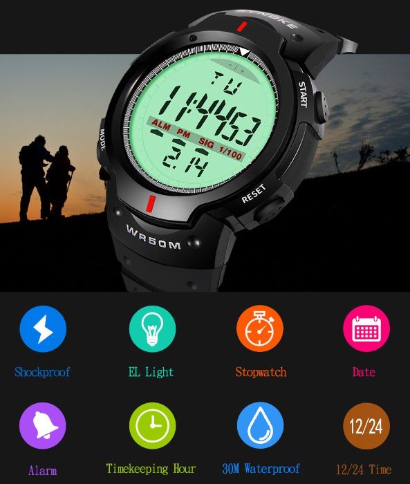 Relogio Waterproof Outdoor - Novo a estrear