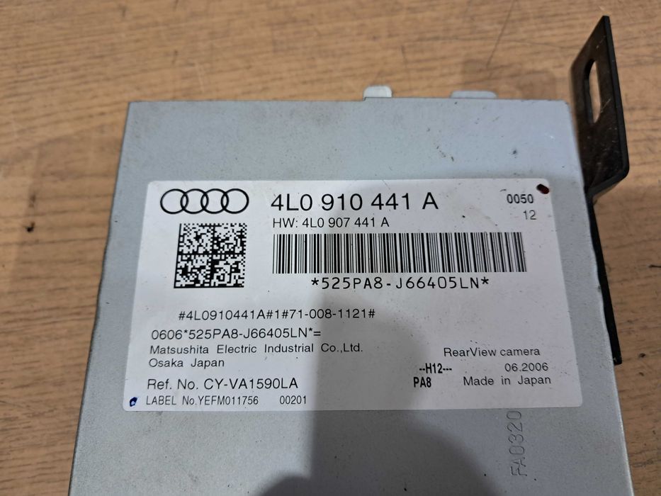 Blenda klamka kamera podświetlanie tablicy moduł kamery AUDI Q7 4L