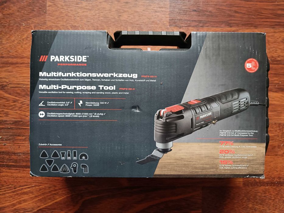 NOWE Narzędzie wielofunkcyjne Parkside Performance 550 W