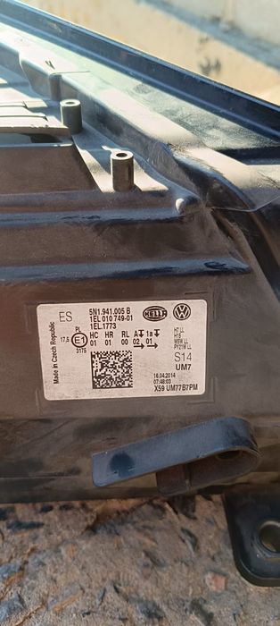 Lampa przód lewa VW TIGUAN 2014