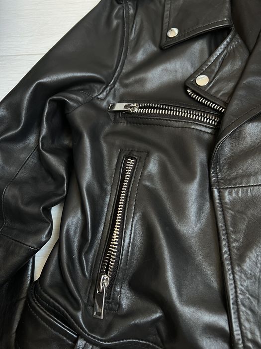Косуха ZARA натуральная кожа M S XS