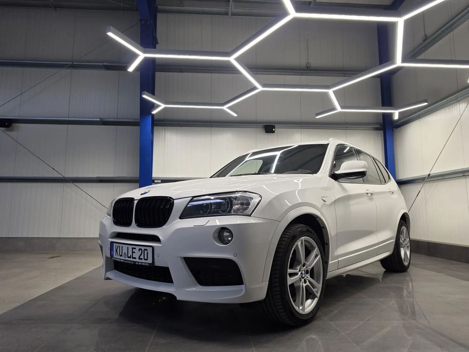 BMW X3 bmw x3 2.0d x-drive 2012r m-pakiet alpejska biel bez wypadek opłacona