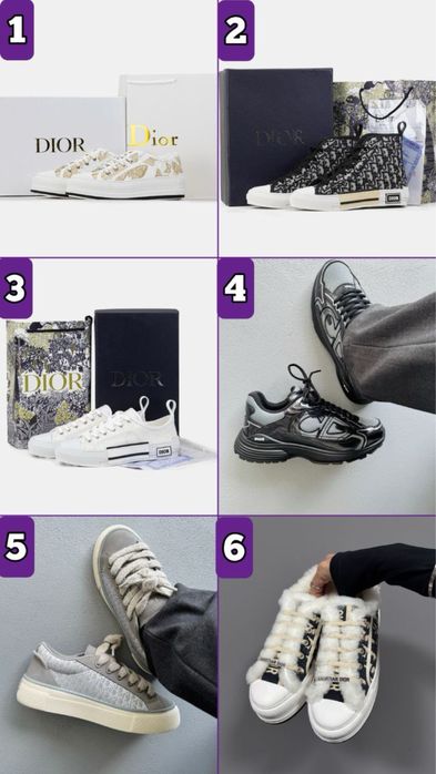 ВСІ МОДЕЛІ ‼️ Кросівки DIOR B23,30,33,35,Walk’n /36-46,Унісекс,ПРЕМІУМ