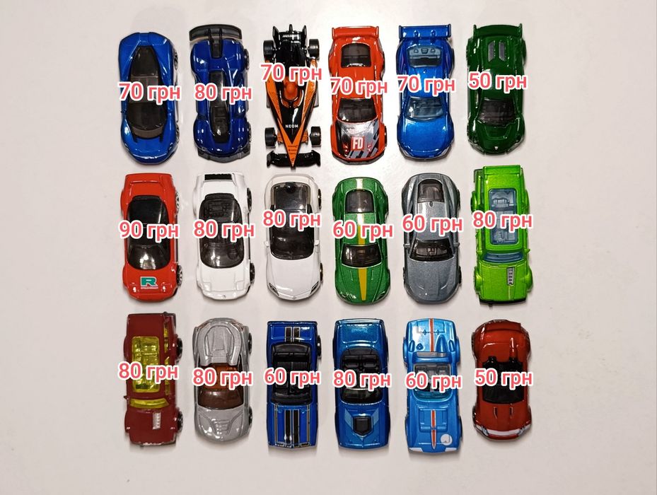 ХотВілс (Hot Wheels). Оригінал Mattel. Великий вибір