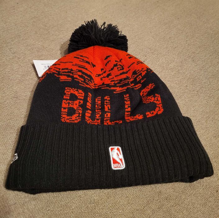 Czapka zimowa New Era - NBA - Chicago Bulls - czarna - onesize