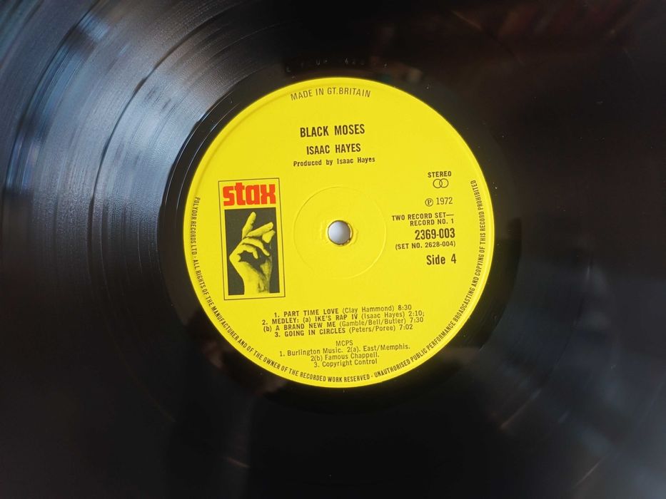 Isaac Hayes – Black Moses 1st Press UK