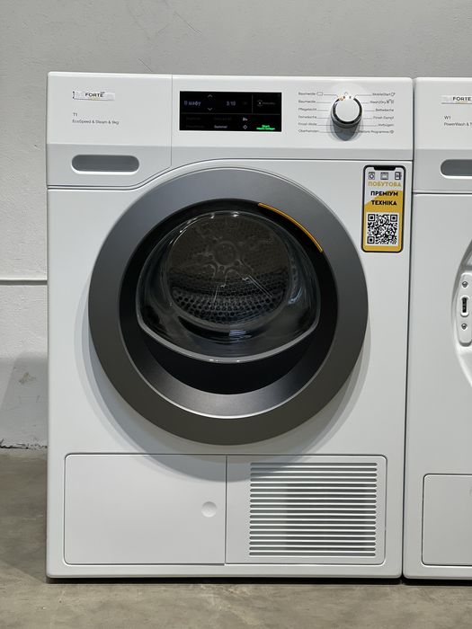 Комплект miele. Пральна WCI 870 WPS та сушильна TCL 790 WP.SteamFinish