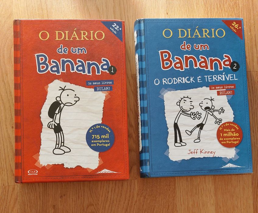 Livros da colecção Diário de um Banana