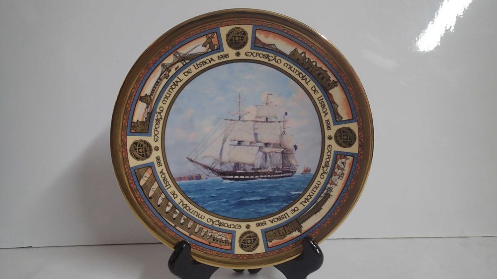 Prato em Porcelana comemorativo da Expo 98