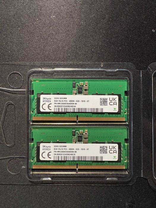 SK Hynix 16GB DDR5 (2x 8GB DDR5-4800 SO-DIMM) Warszawa Wola • OLX.pl