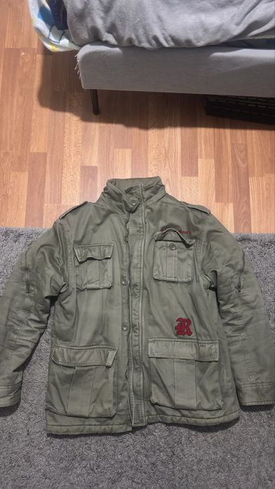 Jaqueta Rough Soul RGS12 Save The Queen Militar Verde