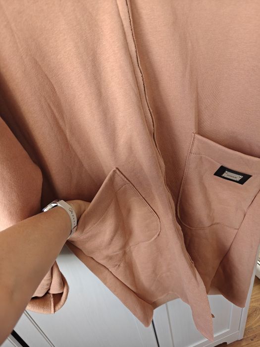 Ciepła bluza damska mocca xxl