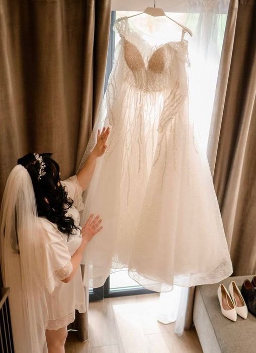 Suknia ślubna Crystal,biala.