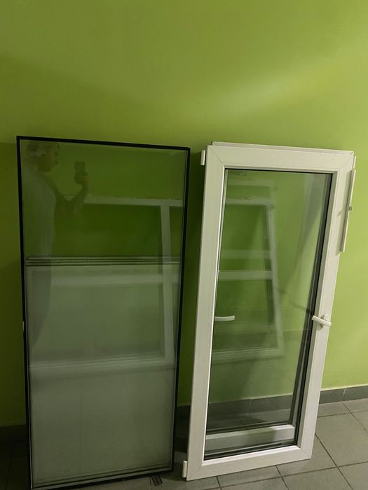 Французький віконний блок на балкон профіль 60мм. WDS