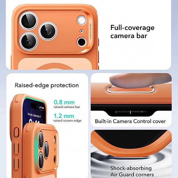 Etui ESR Classic Hybrid MagSafe na iPhone 17 Pro Max - przezroczysto-p