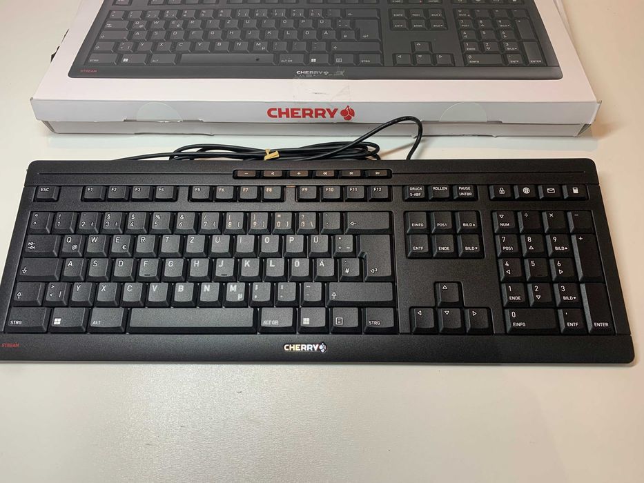 CHERRY JK-8500 Stream Keyboard Klawiatura Przewodowa SX Cicha QWERTZ