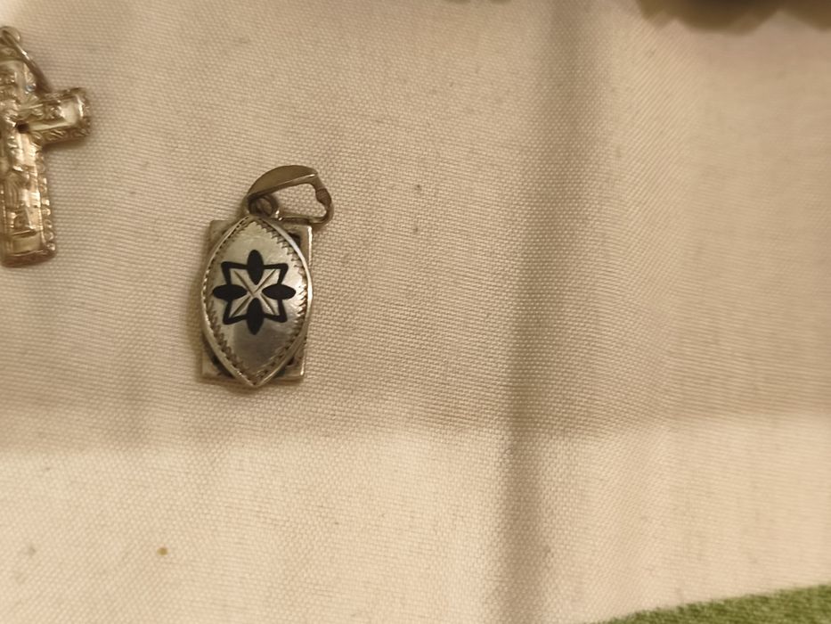 Срібло, 925 проба срібні вироби, підвіска, хрестик, св Миколай, набір
