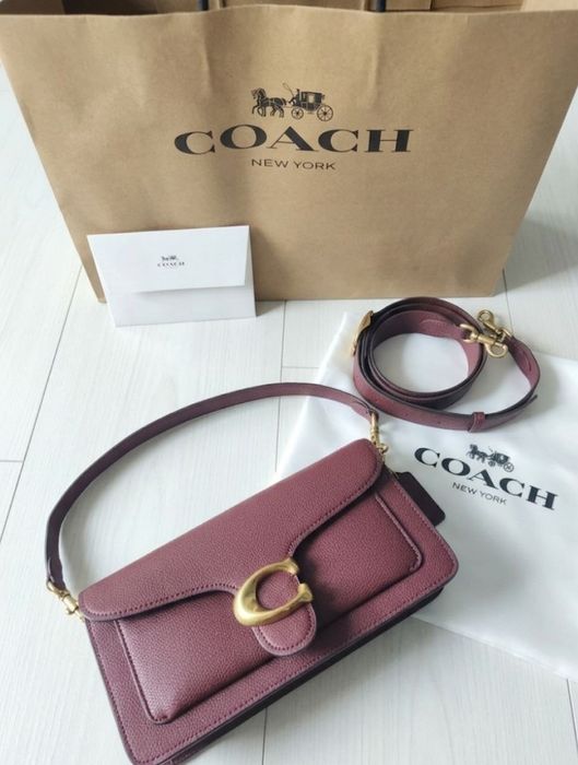 Skórzana torebka na ramię TABBY Coach