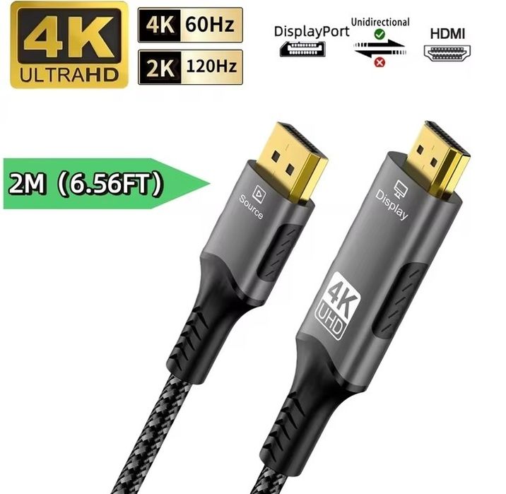 Кабель dp to hdmi