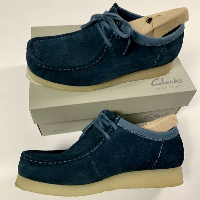 Замшеві туфлі Clarks Originals Wallabee Boot