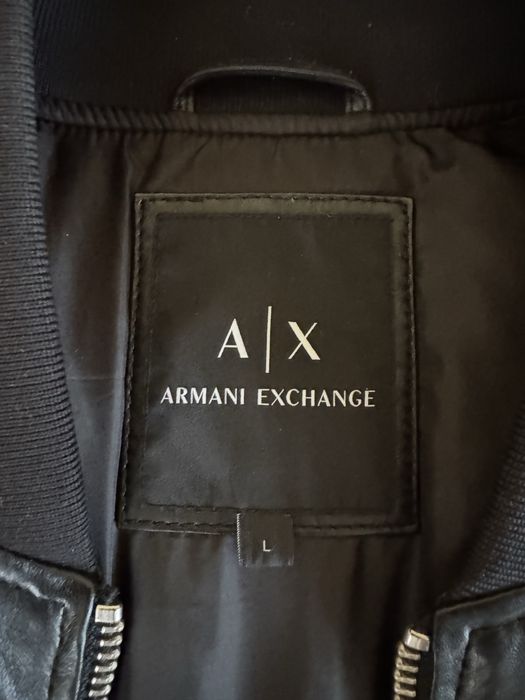 Продам кожанку Armani Exchange Black Edition