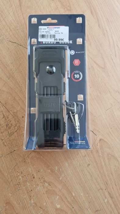 Zapięcie do rowerów ABUS BORDO 6000 K