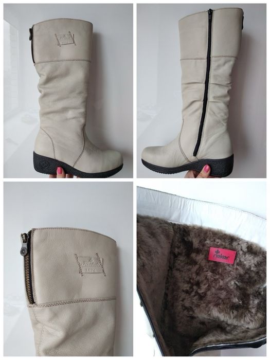 Sale! Сапожки черевики Rieker Remonte натур шкіра, осінь зима