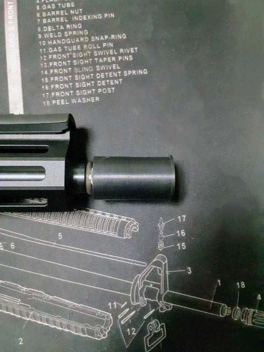 Насадка для компенсаторів A1, A2 на AR-15 та M4 ковпачок, заглушка АР