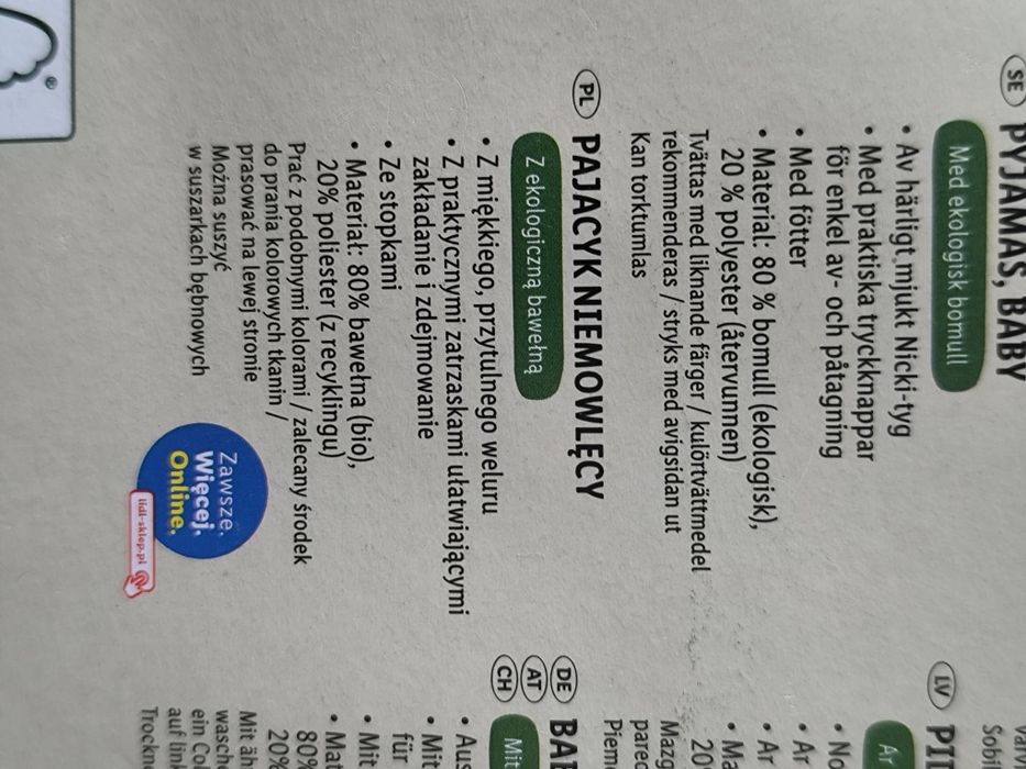 Pajacyk niemowlęcy 74/80